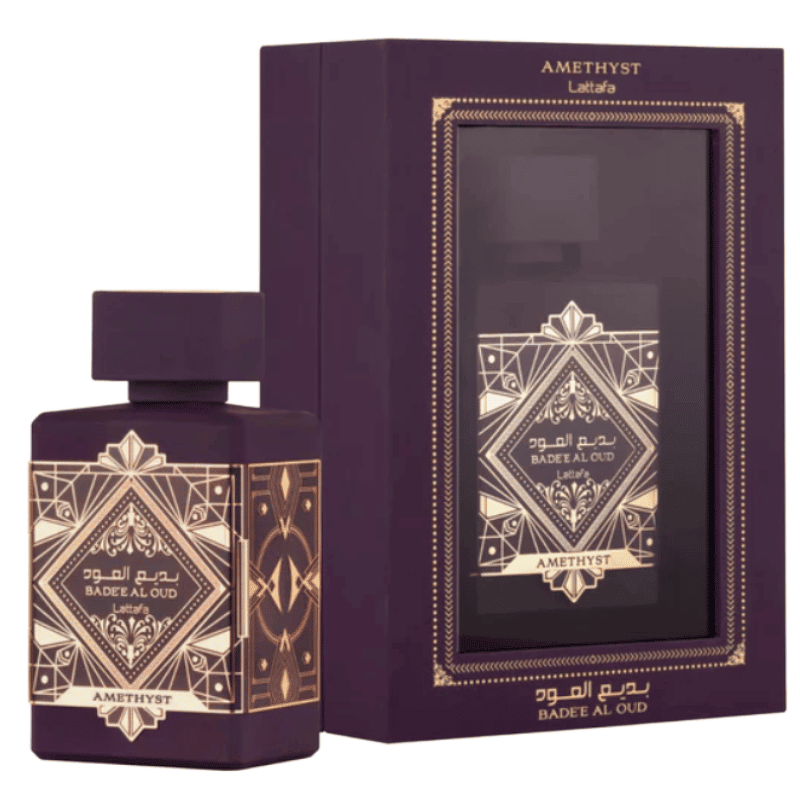 Perfume Bade'E Al Oud Amethyst de 100 ml original de Lattafa en fragancias fiord
