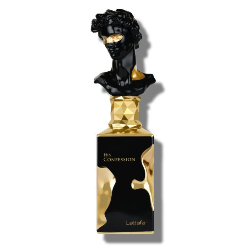 Decant o muestra del perfume His Confession de Lattafa en Fragancias Fiord