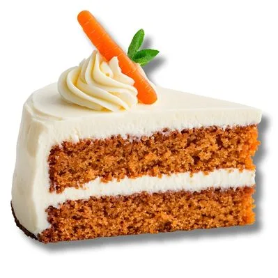 Pastel de zanahoria.